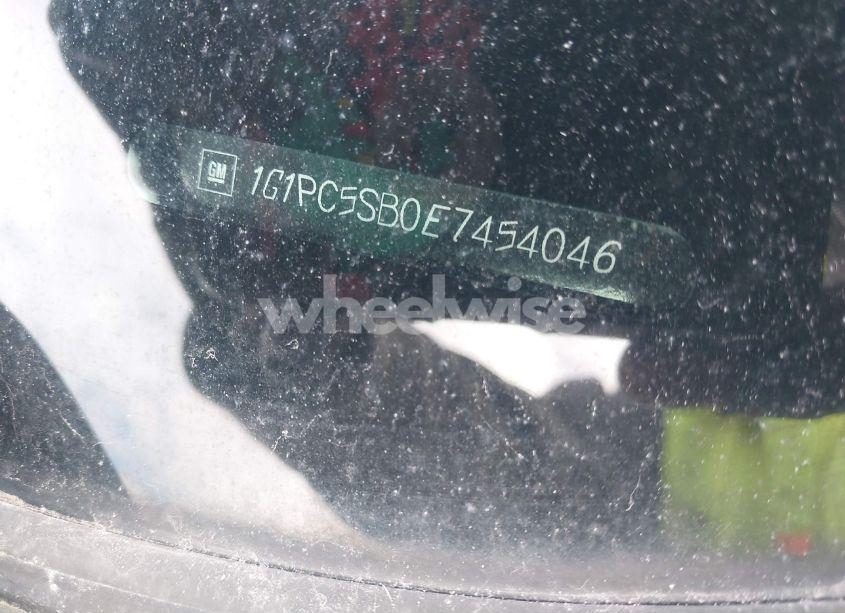 Photo 9 of 2014 Chevrolet Cruze 1LT AUTO (VIN 1G1PC5SB0E7454046)