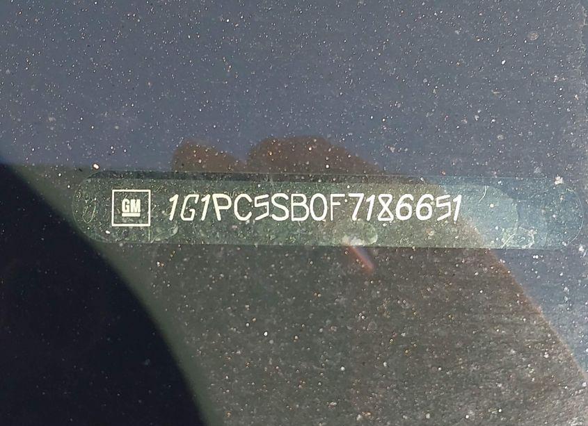 Photo 9 of 2015 Chevrolet Cruze 1LT AUTO (VIN 1G1PC5SB0F7186651)