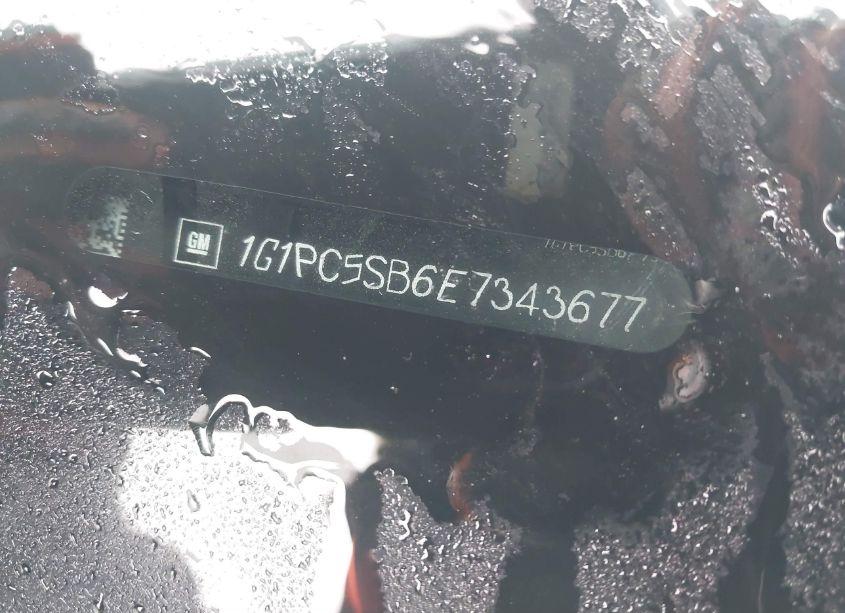 Photo 9 of 2014 Chevrolet Cruze 1LT AUTO (VIN 1G1PC5SB6E7343677)