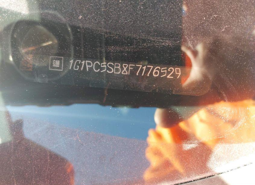 Photo 9 of 2015 Chevrolet Cruze 1LT AUTO (VIN 1G1PC5SB8F7176529)