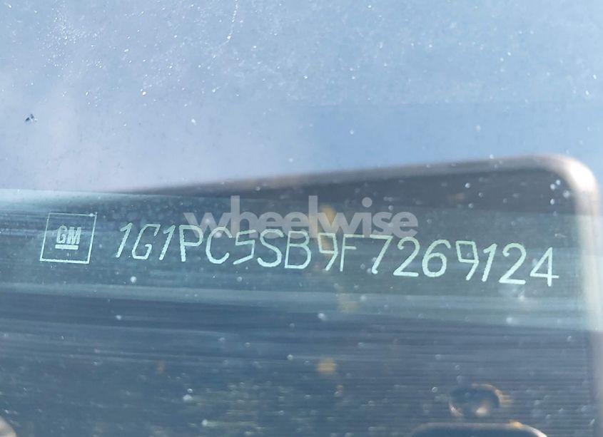 Photo 9 of 2015 Chevrolet Cruze 1LT AUTO (VIN 1G1PC5SB9F7269124)