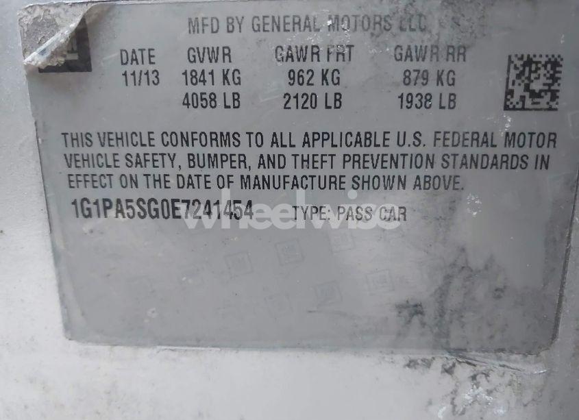 Photo 9 of 2016 Chevrolet Cruze LIMITED LS AUTO (VIN 1G1PC5SG2G7117392)