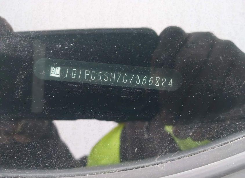 Photo 9 of 2012 Chevrolet Cruze LS (VIN 1G1PC5SH7C7366824)