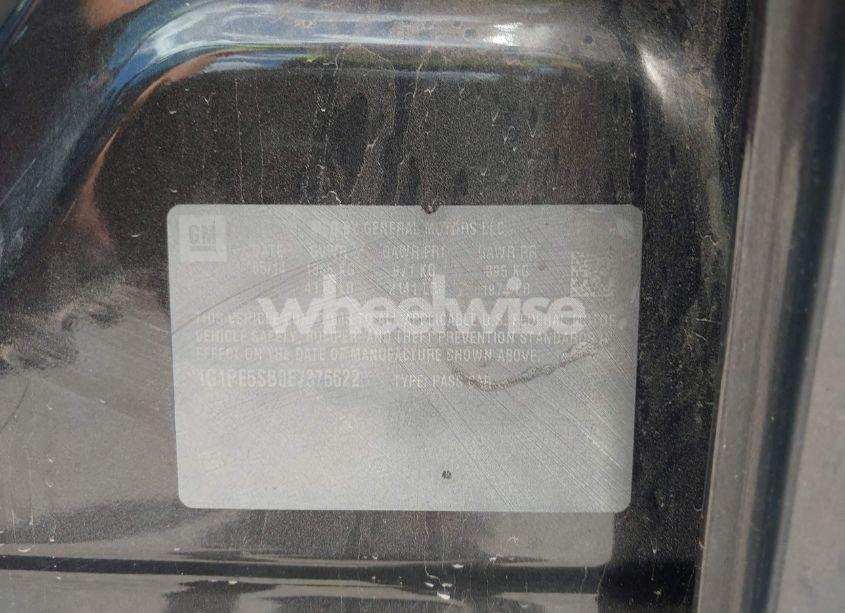 Photo 9 of 2014 Chevrolet Cruze 2LT AUTO (VIN 1G1PE5SB0E7376622)