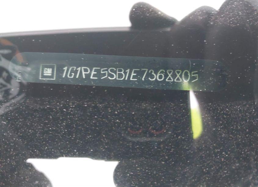 Photo 9 of 2014 Chevrolet Cruze 2LT AUTO (VIN 1G1PE5SB1E7368805)