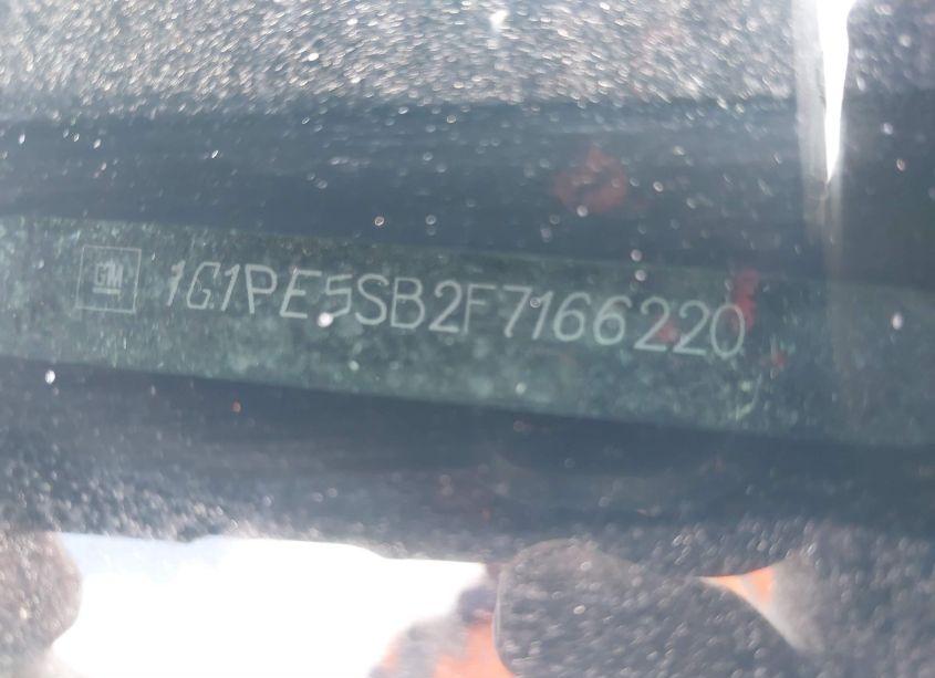 Photo 9 of 2015 Chevrolet Cruze 2LT AUTO (VIN 1G1PE5SB2F7166220)