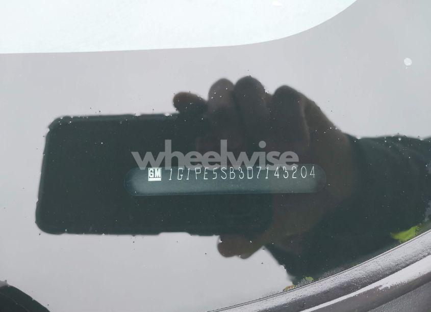 Photo 9 of 2013 Chevrolet Cruze 2LT AUTO (VIN 1G1PE5SB3D7143204)