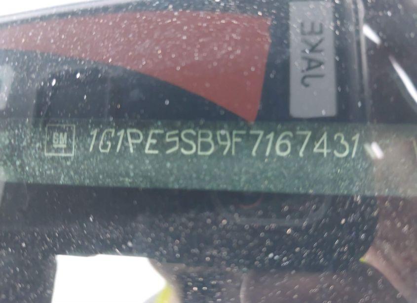 Photo 9 of 2015 Chevrolet Cruze 2LT AUTO (VIN 1G1PE5SB9F7167431)