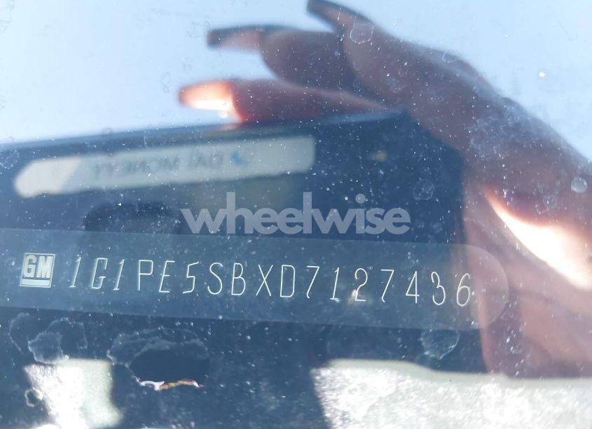 Photo 9 of 2013 Chevrolet Cruze 2LT AUTO (VIN 1G1PE5SBXD7127436)