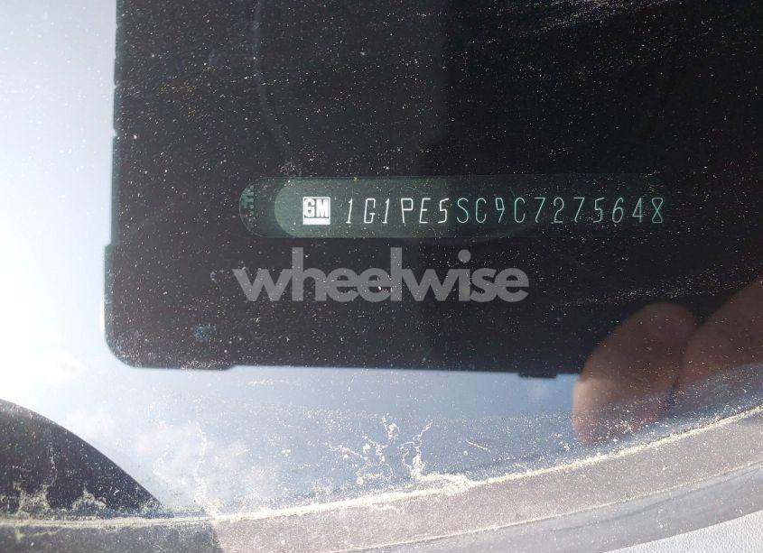 Photo 13 of 2012 Chevrolet Cruze LT (VIN 1G1PE5SC9C7275648)