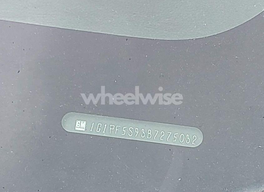 Photo 9 of 2011 Chevrolet Cruze 1LT (VIN 1G1PF5S93B7275032)