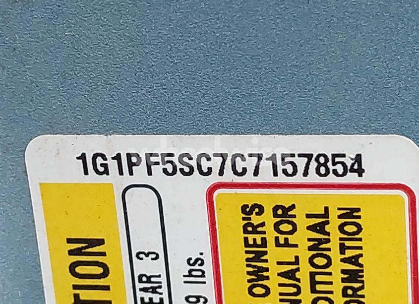 Photo 9 of 2012 Chevrolet Cruze 1LT (VIN 1G1PF5SC7C7157854)