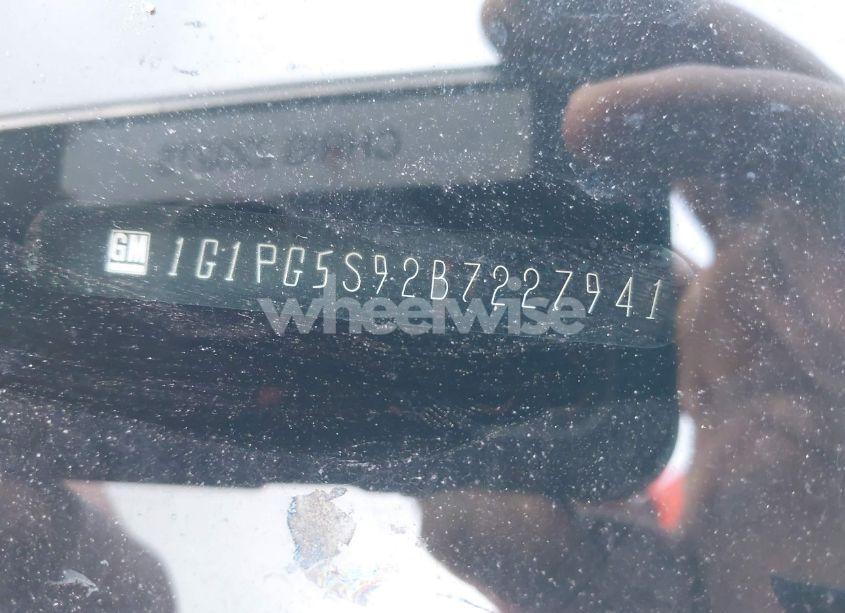 Photo 9 of 2011 Chevrolet Cruze 2LT (VIN 1G1PG5S92B7227941)