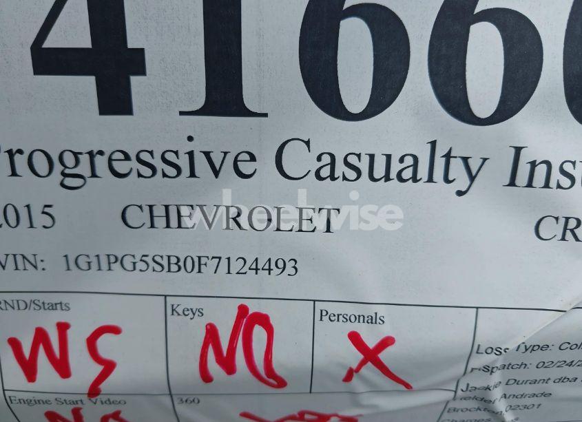 Photo 9 of 2015 Chevrolet Cruze LTZ (VIN 1G1PG5SB0F7124493)