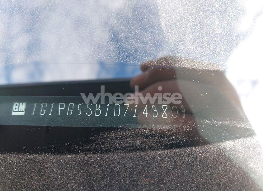 Photo 9 of 2013 Chevrolet Cruze LTZ (VIN 1G1PG5SB1D7143809)