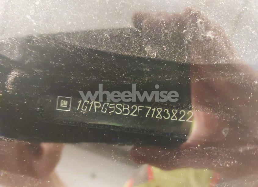 Photo 9 of 2015 Chevrolet Cruze LTZ (VIN 1G1PG5SB2F7183822)