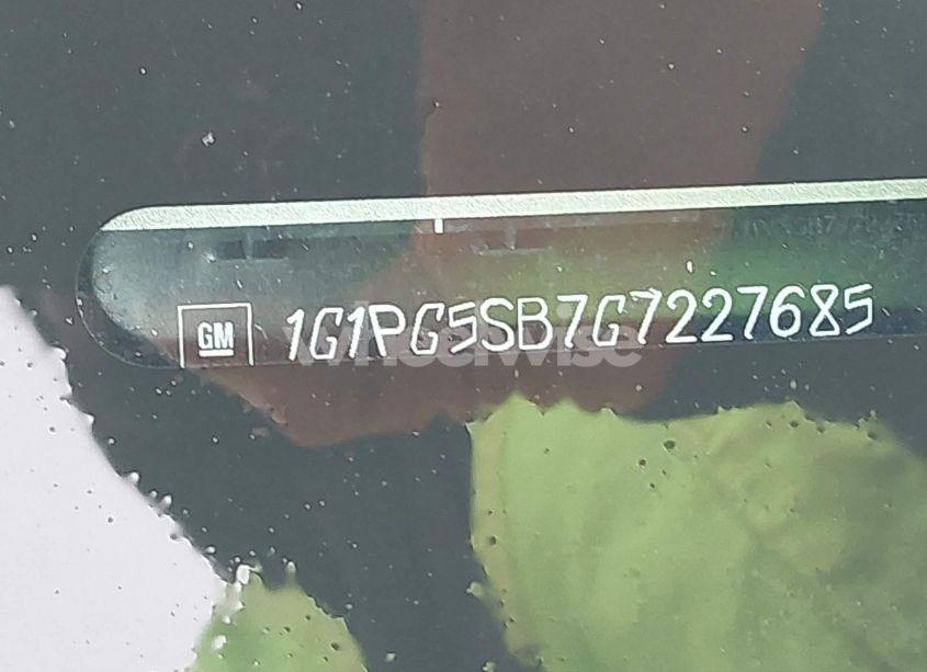 Photo 9 of 2016 Chevrolet Cruze LIMITED LTZ AUTO (VIN 1G1PG5SB7G7227685)