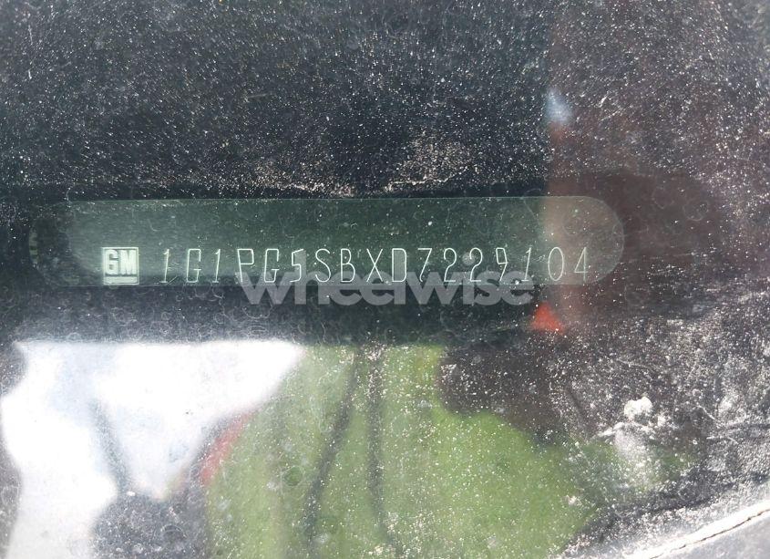 Photo 9 of 2013 Chevrolet Cruze LTZ (VIN 1G1PG5SBXD7229104)