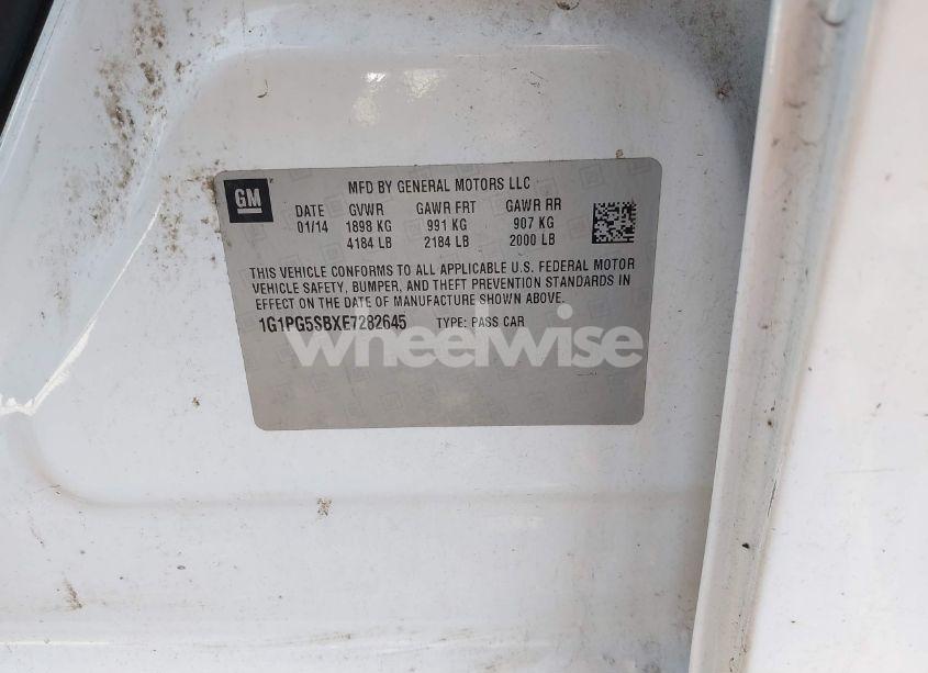 Photo 9 of 2014 Chevrolet Cruze LTZ (VIN 1G1PG5SBXE7282645)