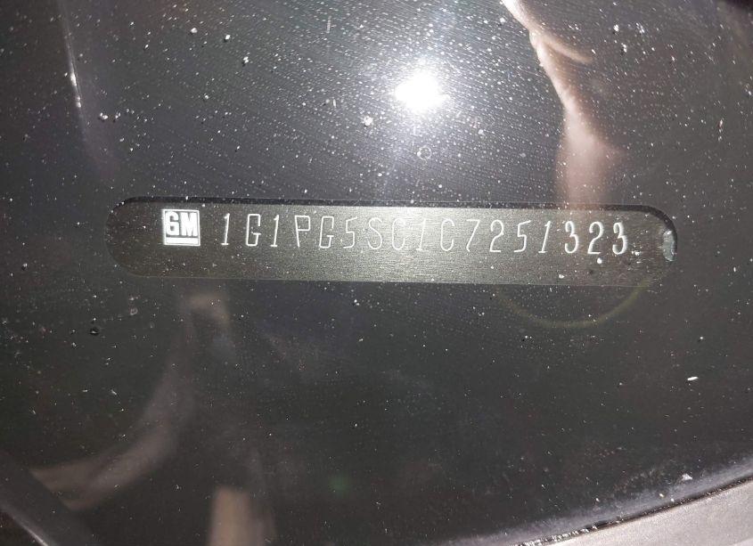 Photo 17 of 2012 Chevrolet Cruze 2LT (VIN 1G1PG5SC1C7251323)