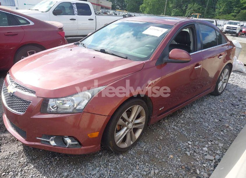 Photo 2 of 2012 Chevrolet Cruze LTZ (VIN 1G1PH5SC5C7213557)