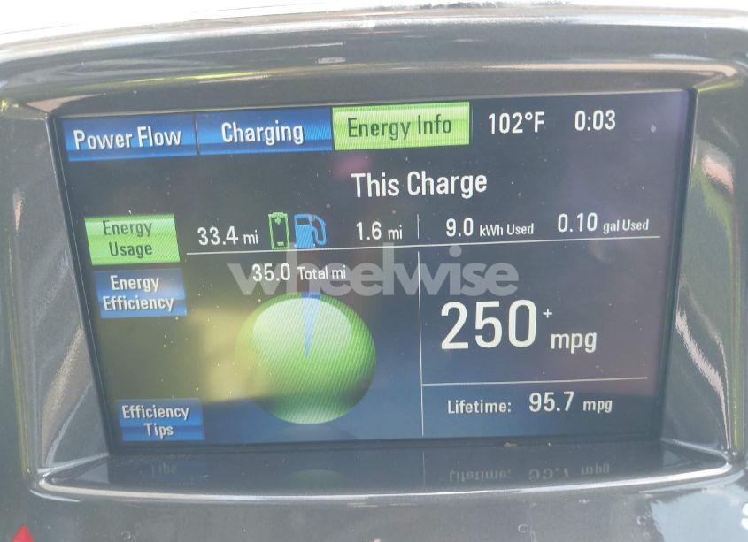 Photo 13 of 2012 Chevrolet Volt (VIN 1G1RF6E42CU120635)