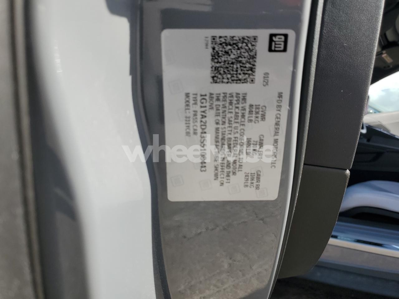 Photo 12 of 2025 CHEVROLET CORVETTE STINGRAY 1LT (VIN 1G1YA2D43S5108443)