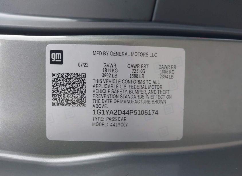 Photo 9 of 2023 Chevrolet Corvette STINGRAY RWD 1LT (VIN 1G1YA2D44P5106174)