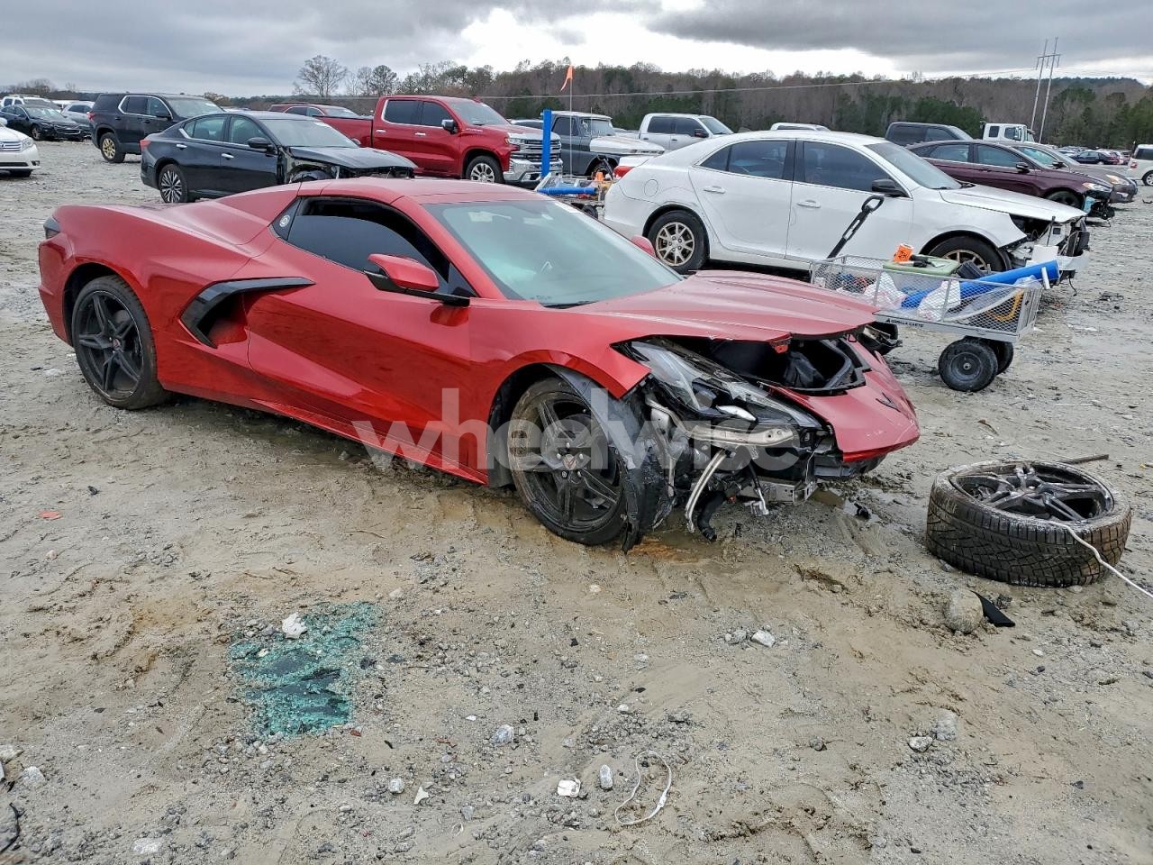 Photo 4 of 2021 CHEVROLET CORVETTE STINGRAY 1LT (VIN 1G1YA3D46M5108560)