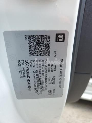 Photo 7 of 2021 CHEVROLET CORVETTE STINGRAY 1LT (VIN 1G1YA3D47M5119941)