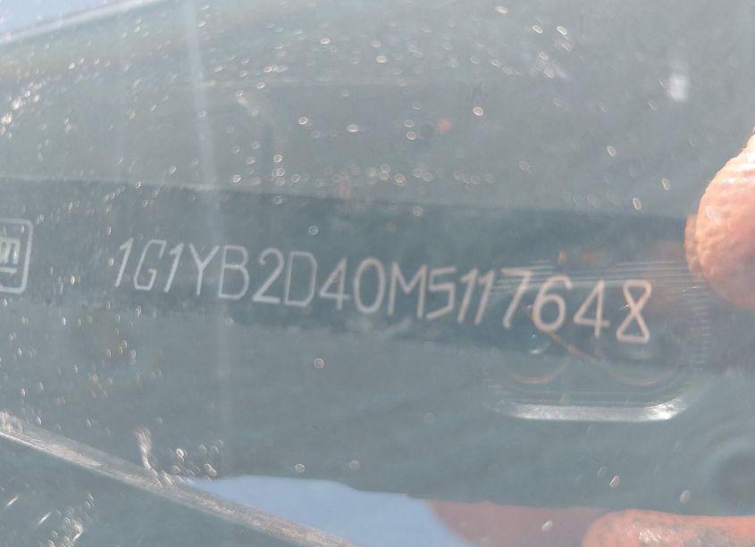 Photo 9 of 2021 Chevrolet Corvette 2LT (VIN 1G1YB2D40M5117648)