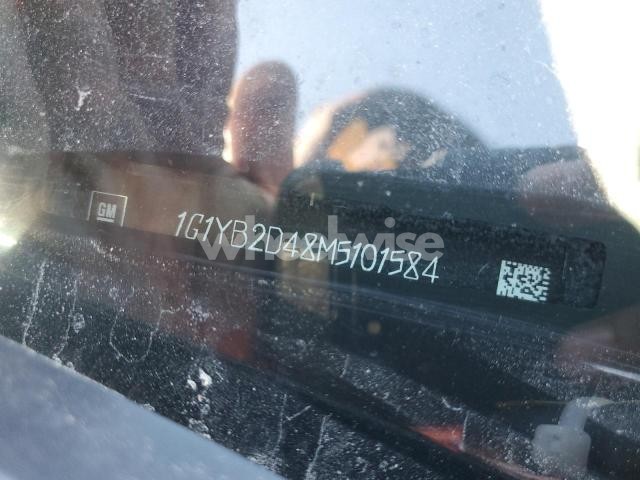 Photo 6 of 2021 CHEVROLET CORVETTE STINGRAY 2LT (VIN 1G1YB2D48M5101584)