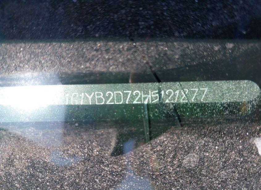 Photo 9 of 2017 Chevrolet Corvette STINGRAY (VIN 1G1YB2D72H5121877)