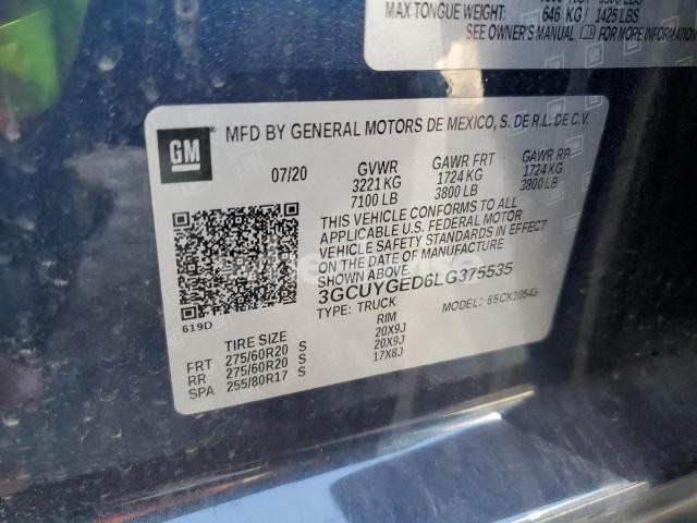 Photo 13 of 2020 CHEVROLET SILVERADO K1500 LTZ N/A (VIN 1G1YB3D40M5111256)