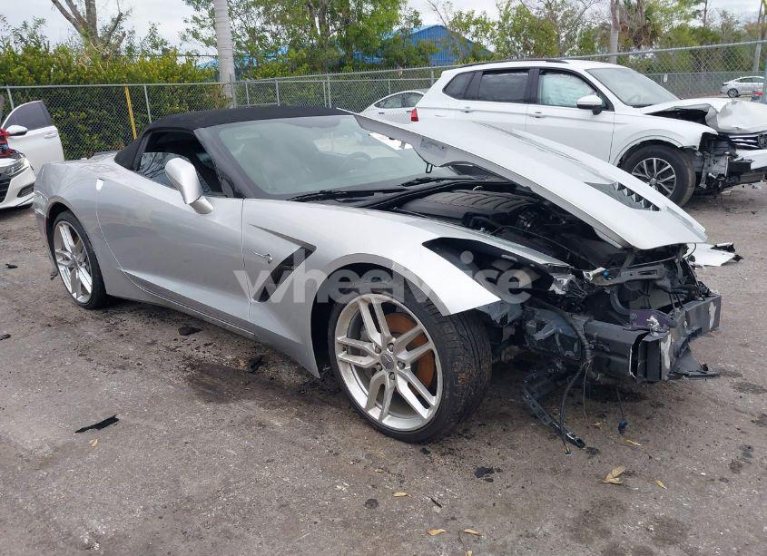 2019 Chevrolet Corvette STINGRAY 1LT (VIN 1G1YB3D72K5113016) main photo