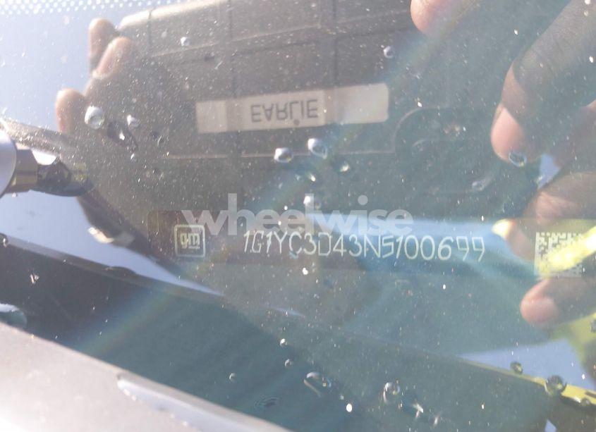 Photo 9 of 2022 Chevrolet Corvette STINGRAY RWD 3LT (VIN 1G1YC3D43N5100699)