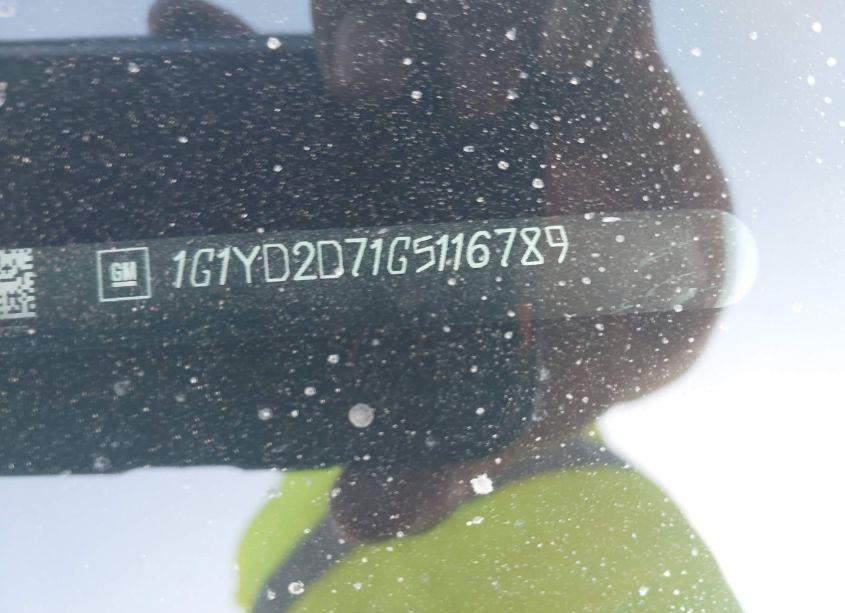 Photo 9 of 2016 Chevrolet Corvette STINGRAY (VIN 1G1YD2D71G5116789)