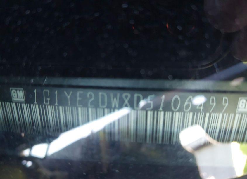 Photo 9 of 2013 Chevrolet Corvette (VIN 1G1YE2DW8D5106499)