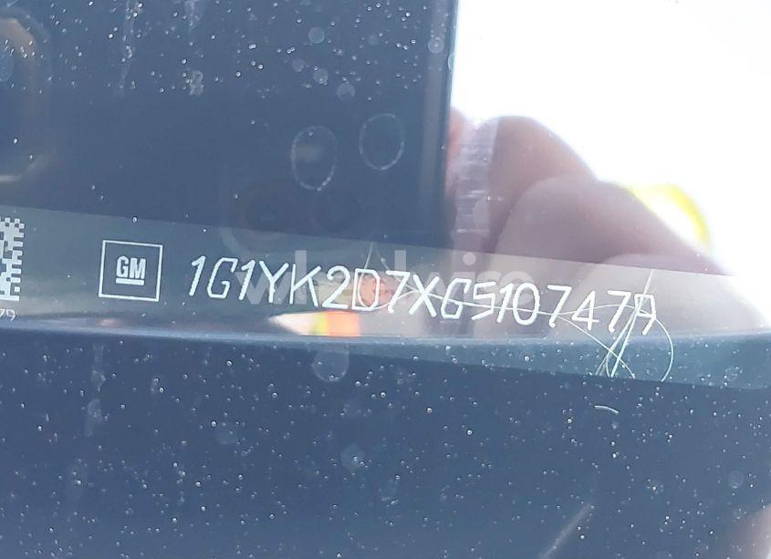 Photo 9 of 2016 Chevrolet Corvette STINGRAY Z51 (VIN 1G1YK2D7XG5107479)