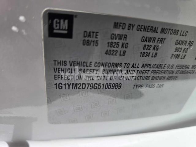 Photo 8 of 2016 CHEVROLET CORVETTE STINGRAY Z51 3LT (VIN 1G1YM2D79G5105989)