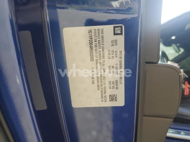 Photo 3 of 2017 CHEVROLET CORVETTE Z06 1LZ (VIN 1G1YP2D64H5602805)