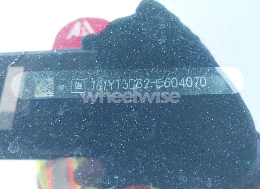 Photo 9 of 2017 Chevrolet Corvette Z06 (VIN 1G1YT3D62H5604070)