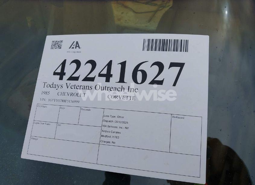 Photo 13 of 1985 Chevrolet Corvette (VIN 1G1YY0788F5136999)