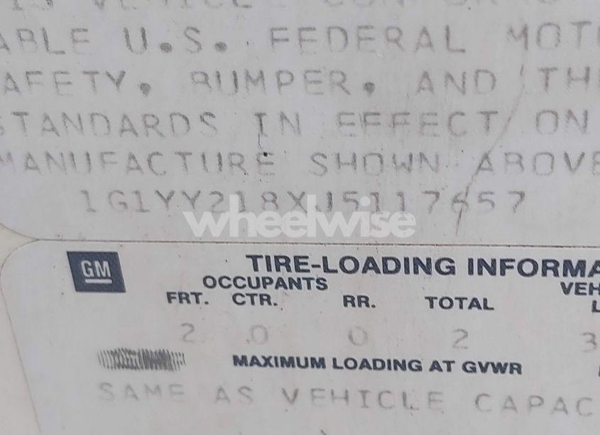 Photo 9 of 1988 Chevrolet Corvette (VIN 1G1YY218XJ5117657)