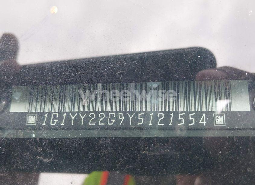 Photo 9 of 2000 Chevrolet Corvette (VIN 1G1YY22G9Y5121554)