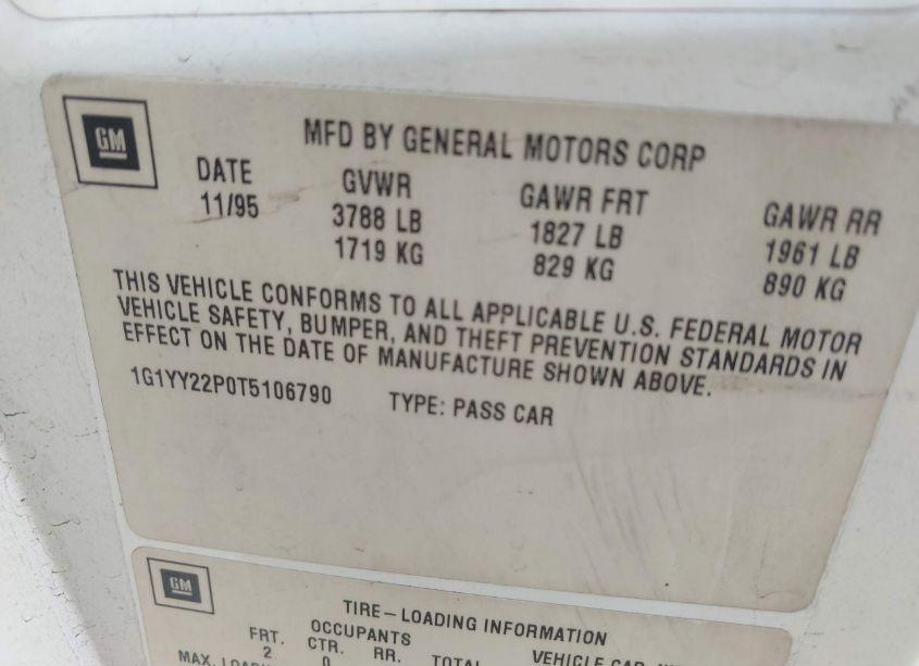 Photo 9 of 1996 Chevrolet Corvette N/A (VIN 1G1YY22P0T5106790)