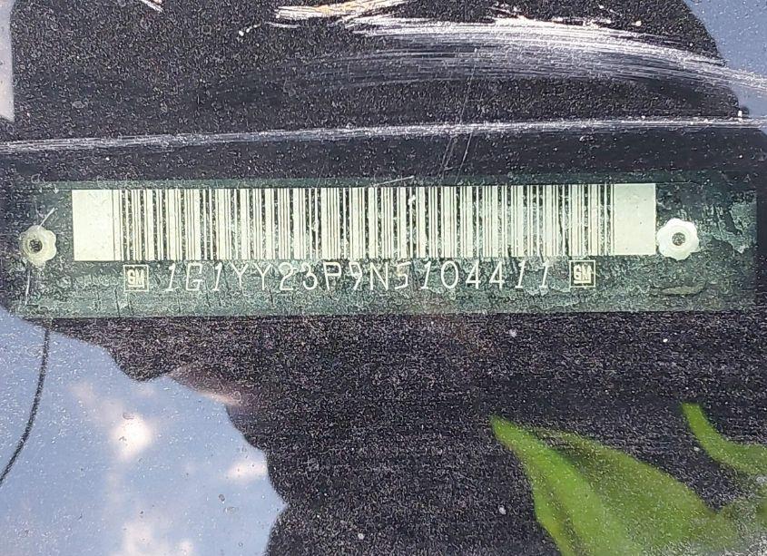 Photo 9 of 1992 Chevrolet Corvette (VIN 1G1YY23P9N5104411)