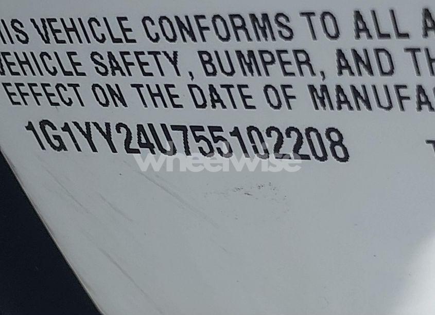 Photo 9 of 2005 Chevrolet Corvette N/A (VIN 1G1YY24U755102208)