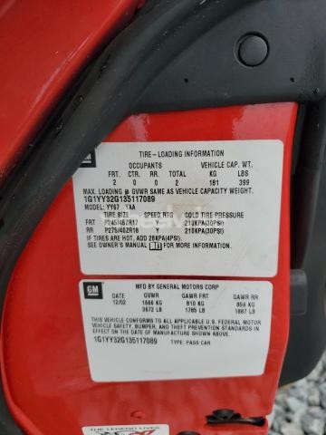 Photo 5 of 2003 CHEVROLET CORVETTE N/A (VIN 1G1YY32G135117089)