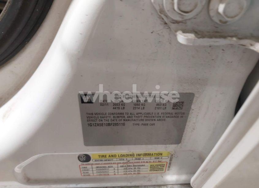 Photo 9 of 2011 Chevrolet Malibu LS (VIN 1G1ZA5E10BF285116)